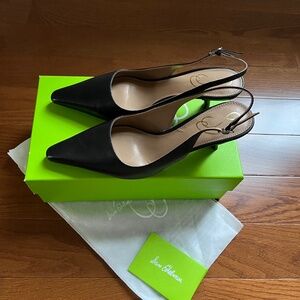 Sam Edelman black sling back dress shoe